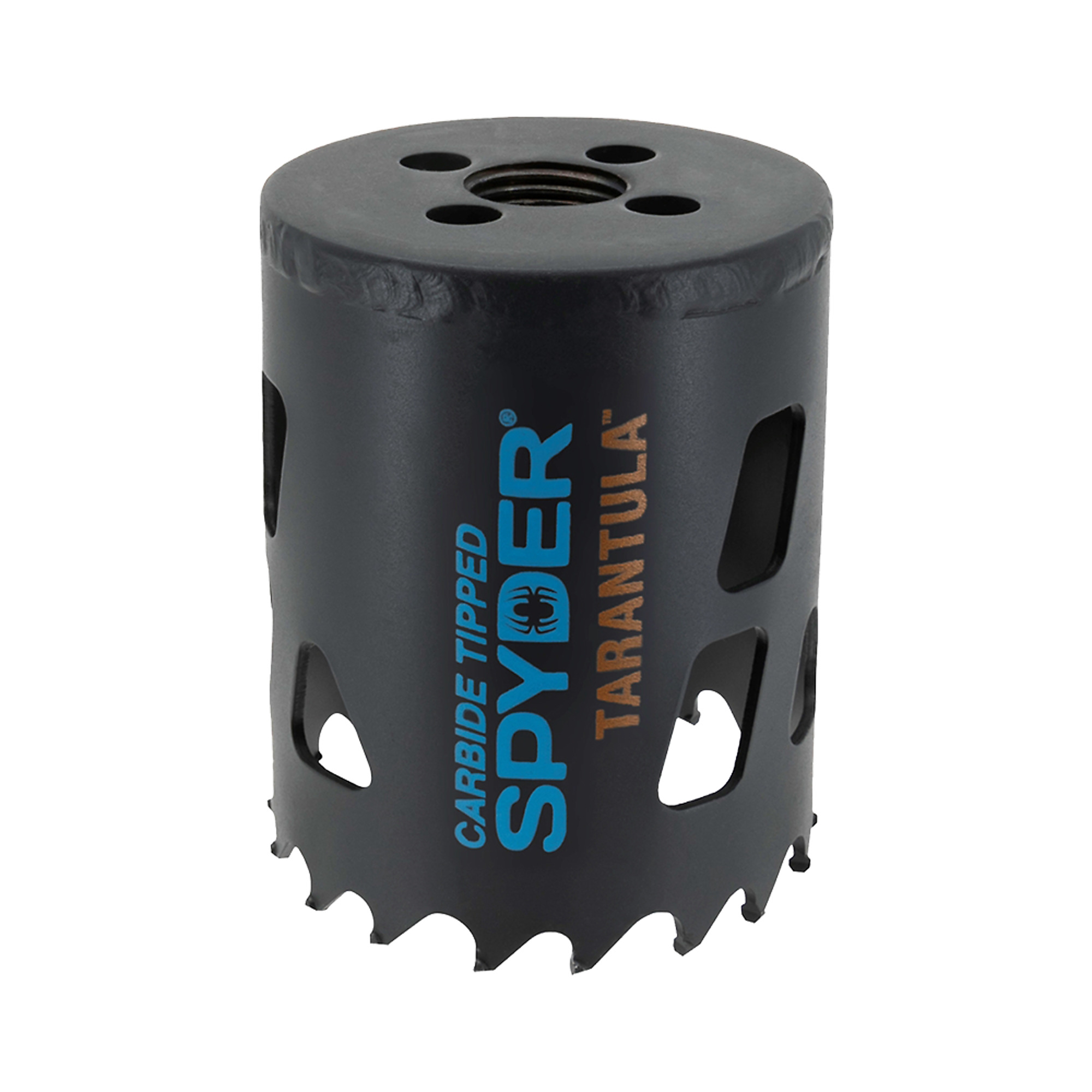 SPYDER Rapid Core Eject™ Tarantula™, 2-1/8in. Carbide Tipped Metal/Wood Cutting Hole Saw, Included (qty.) 1 Model# 600906CF